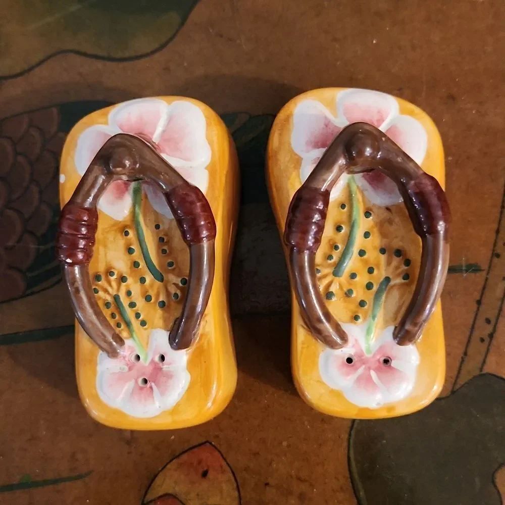 Hawaiian Slipper Salt & Pepper Shakers